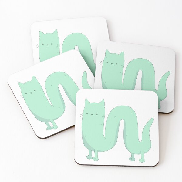 Item preview, green long cat designed and sold by RexieLovelis.