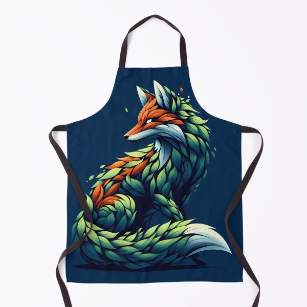 Item preview, Fox Made of Leaves, Ai Generated Art  designed and sold by ACC .