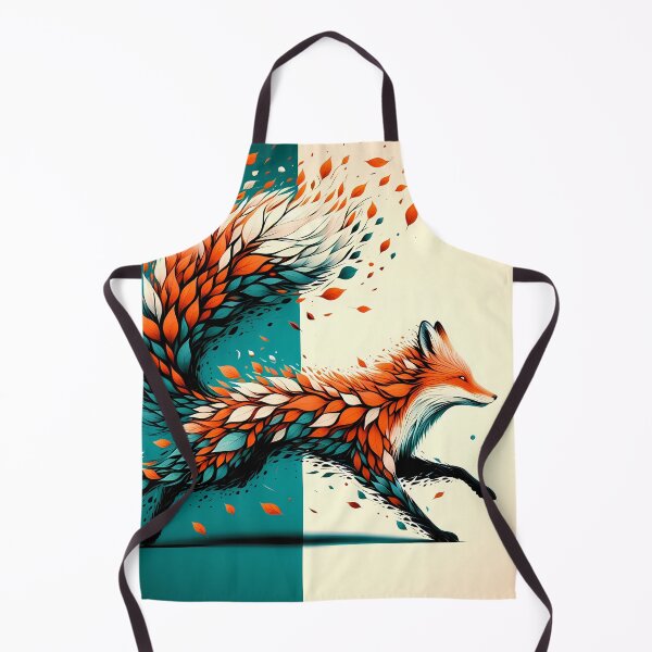 Item preview, Fox Made of Leaves, Ai Generated Art  designed and sold by ACC .