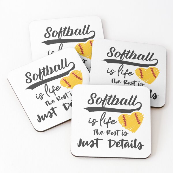 Item preview, Softball Is Life, The Rest Is Just Details - Apparel & Home Decor designed and sold by Compass and a Camera.