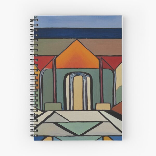 Item preview, “Geometric Harmony: Abstract Architectural Vista” designed and sold by EidansEmpire.