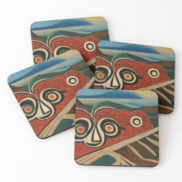 Item preview, “Mystic Visions: Abstract Owl Painting” designed and sold by EidansEmpire.