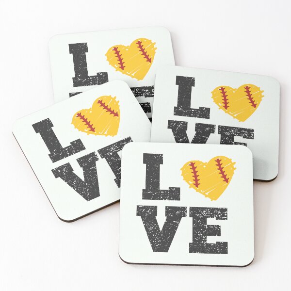 Item preview, Love Softball: Apparel and Home Décor designed and sold by Compass and a Camera.