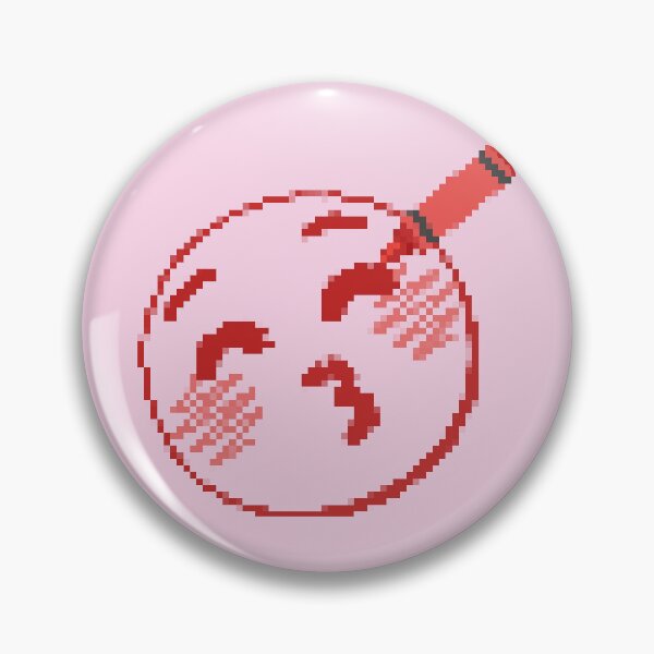 Item preview, blushing kissy face  designed and sold by DelphicGianna.