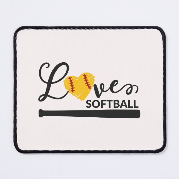 Item preview, Love Softball: Apparel and Home Décor designed and sold by Compass and a Camera.