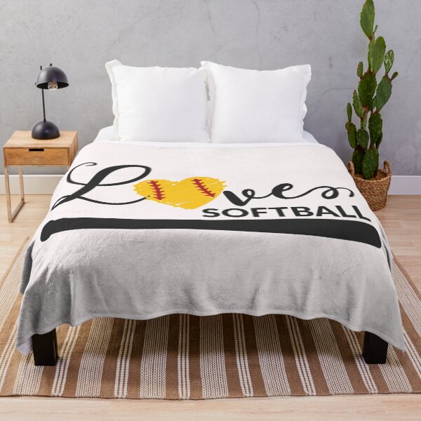 Item preview, Love Softball: Apparel and Home Décor designed and sold by Compass and a Camera.