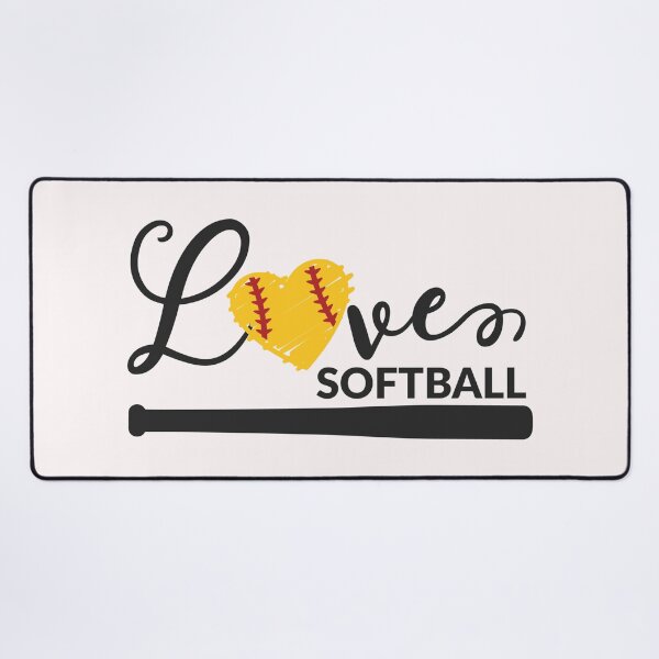 Item preview, Love Softball: Apparel and Home Décor designed and sold by Compass and a Camera.
