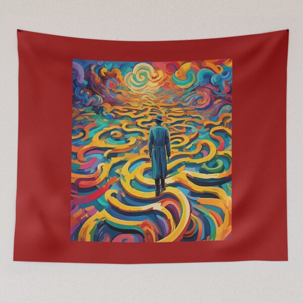 Item preview, "Psychedelic Journey: Abstract Colors and Shapes" designed and sold by Artisticanvas.