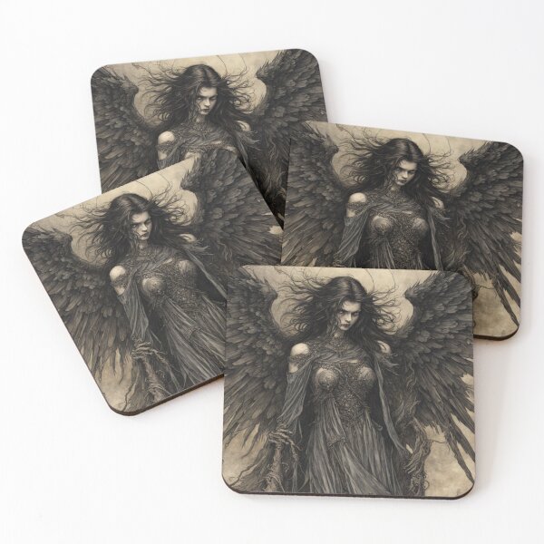 Item preview, Classic Goth Dark Angel designed and sold by TheDarkWardrobe.