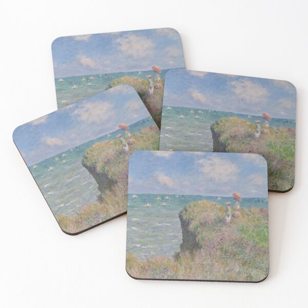 Item preview, Cliff Walk at Pourville (1882) designed and sold by amonarte.