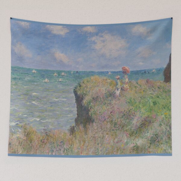 Item preview, Cliff Walk at Pourville (1882) designed and sold by amonarte.