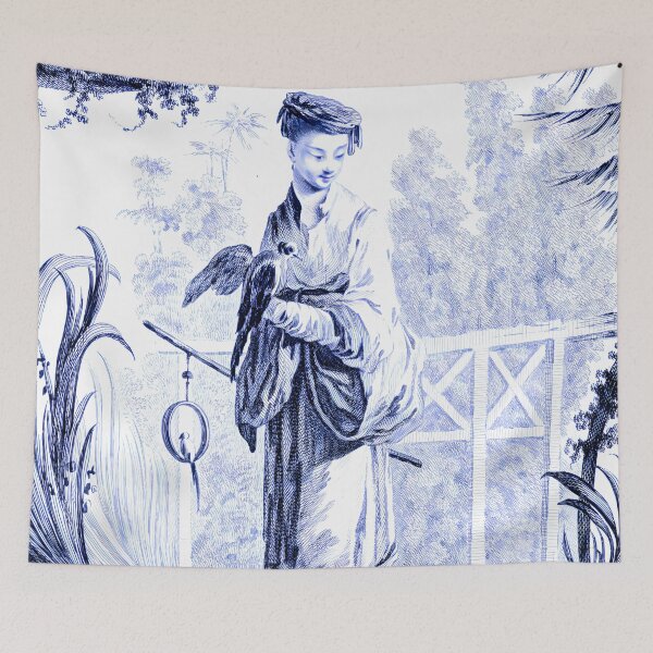 Item preview, Porcelain Imperial Beauty Chinoiserie designed and sold by TheChinoiserie.