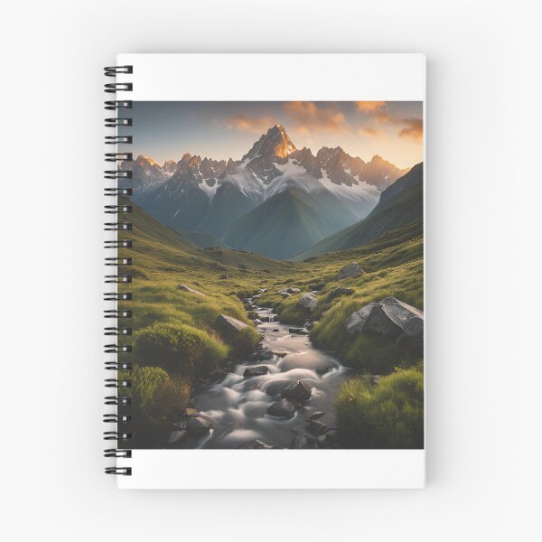 Item preview, Mountain stream print designed and sold by NicMacTees.