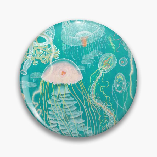 Item preview, Bloom - sorbet aqua designed and sold by Katherine Quinn Illustration.