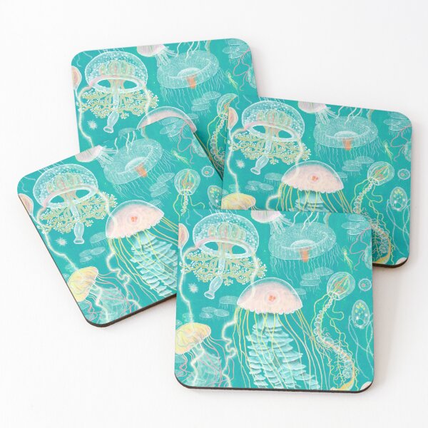 Item preview, Bloom - sorbet aqua designed and sold by Katherine Quinn Illustration.