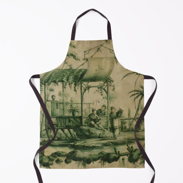 Item preview, Olive Chinoiserie Pavillion designed and sold by TheChinoiserie.