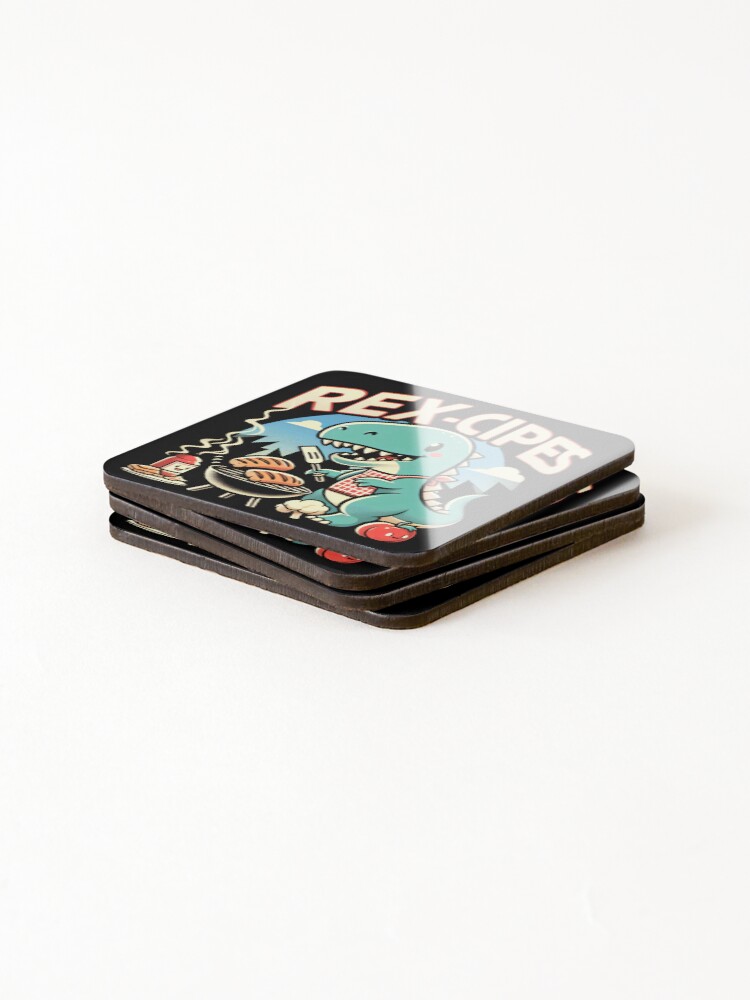 Thumbnail 4 of 5, Coasters (Set of 4), Rex-cipes designed and sold by RafaelLima7.