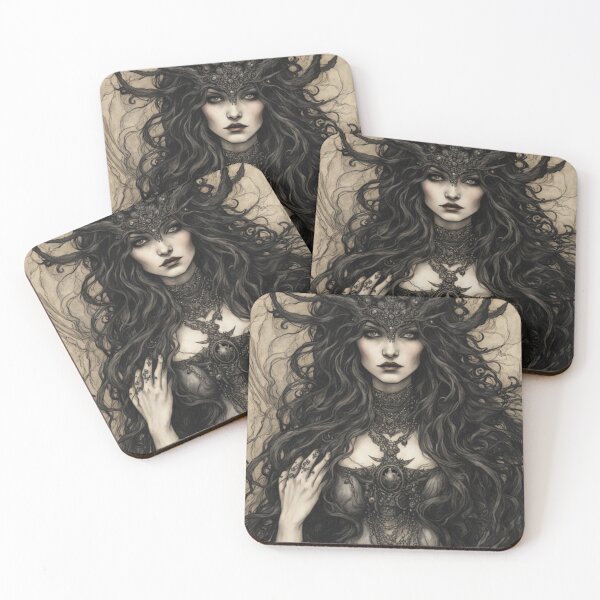 Item preview, Goth Goddess Hecate designed and sold by TheDarkWardrobe.