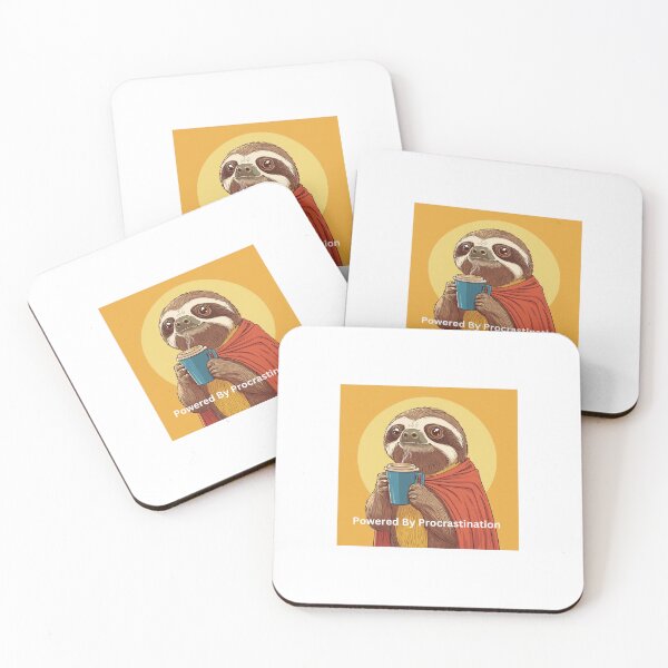 Item preview, Powered by Procrastination designed and sold by Kroop.