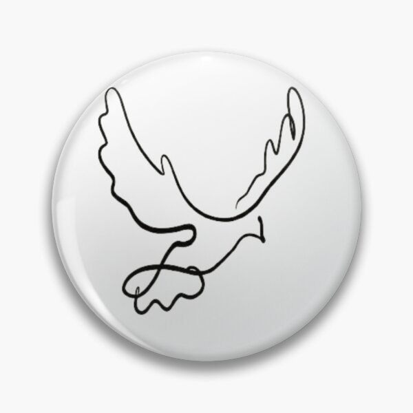 Item preview, Peace Bird: Serene and Soothing Design designed and sold by CanvasWhimsy.