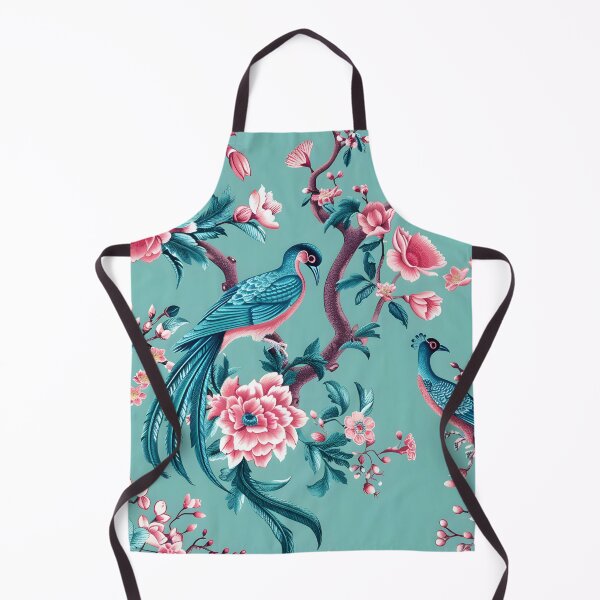 Item preview, Sapphire & Pink Chinoiserie Delight designed and sold by TheChinoiserie.