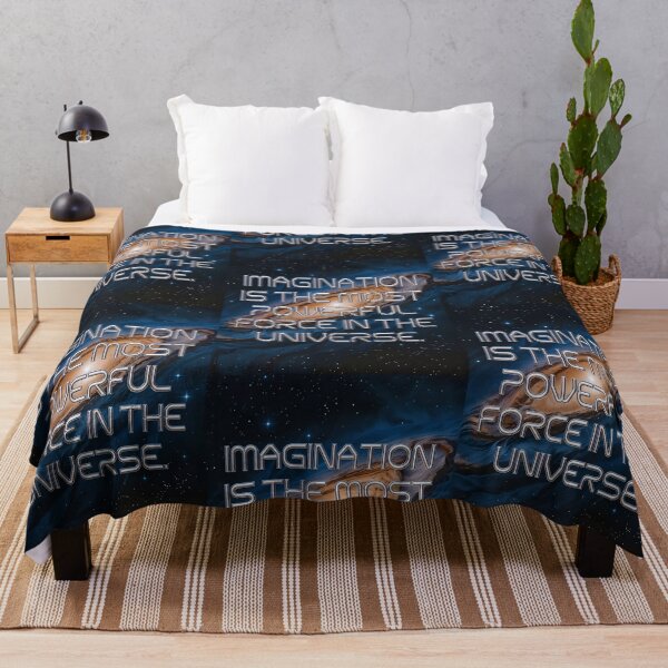 Item preview, Imagination Is The Most Powerful Force In The Universe Space Quote designed and sold by TheArtOfPat.