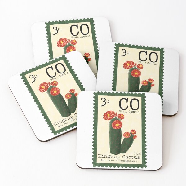 Item preview, Kingcup Cactus: Colorado State Cactus Stamp designed and sold by Marguerite Artistry.