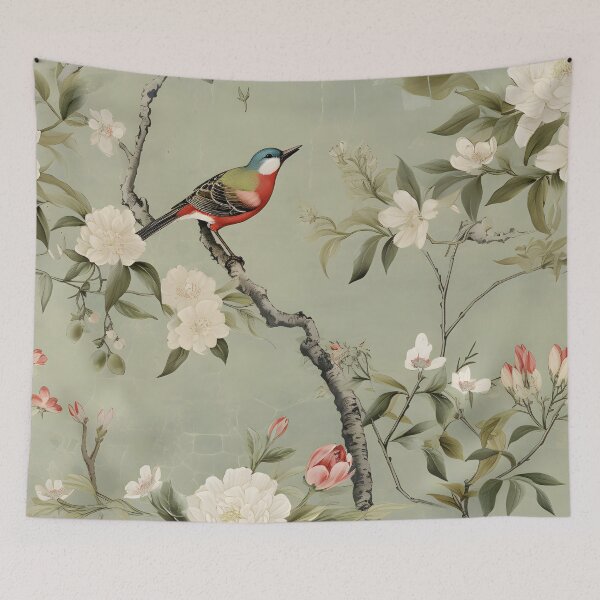 Item preview, Sage Chinoiserie Serenity designed and sold by TheChinoiserie.