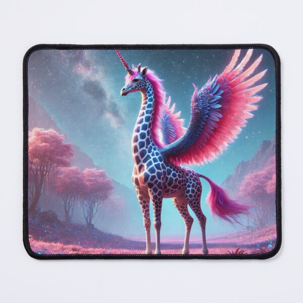 Item preview, Fantasy Hybrid Giraffe-Alicorn in Dreamy Realm designed and sold by FantasyHybrids.