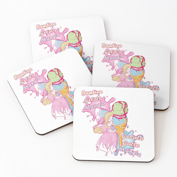 Item preview, Bambina Gelato Mangia / Gelato Gatto Mangia designed and sold by Ma-chan.
