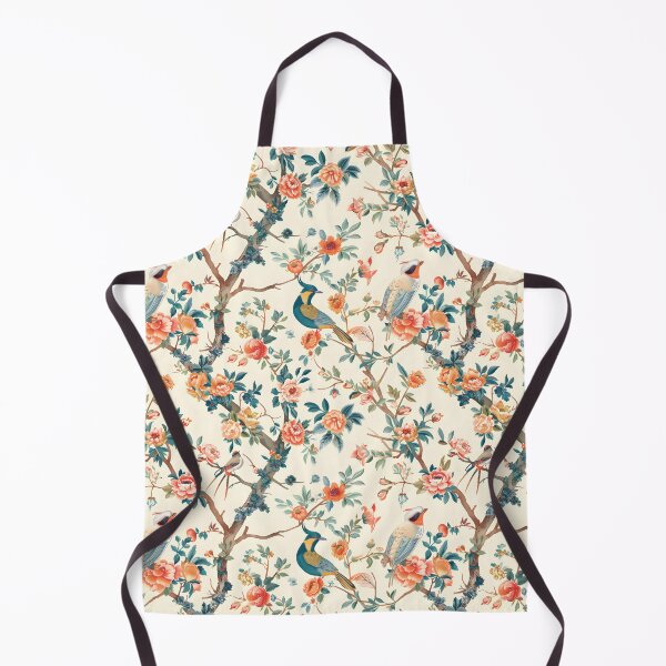 Item preview, Imperial Ivory Floral Chinoiserie designed and sold by TheChinoiserie.