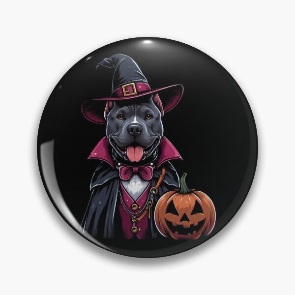 Item preview, Costumed Pitbull Halloween designed and sold by Nostalgia Busters.