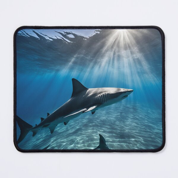 Item preview, Shark underwater print designed and sold by NicMacTees.