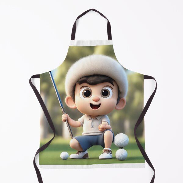 Item preview, Cute boy Playing Golf Cartoon Vector Icon Illustration designed and sold by hjian8219.