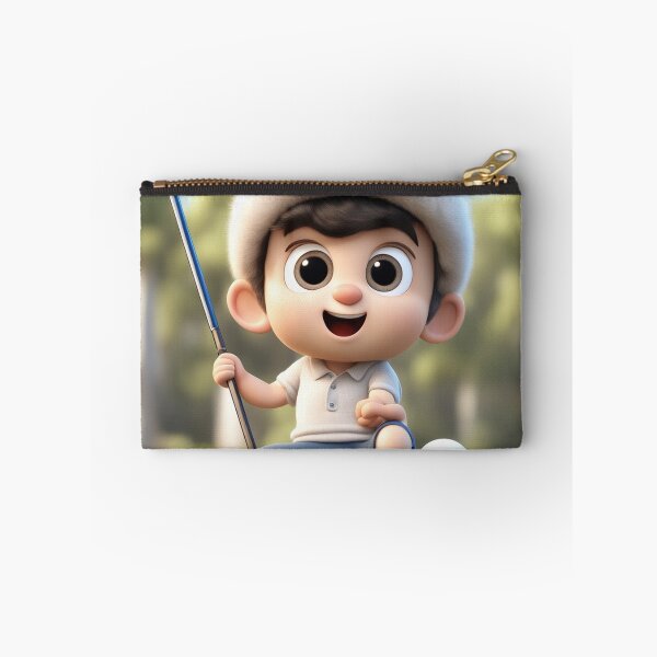 Item preview, Cute boy Playing Golf Cartoon Vector Icon Illustration designed and sold by hjian8219.