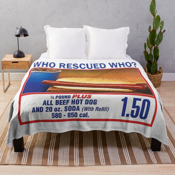 Item preview, costco hotdog who rescued who designed and sold by maniacalaugh.