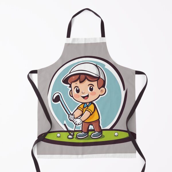 Item preview, Cute boy Playing Golf Cartoon Vector Icon Illustration designed and sold by hjian8219.