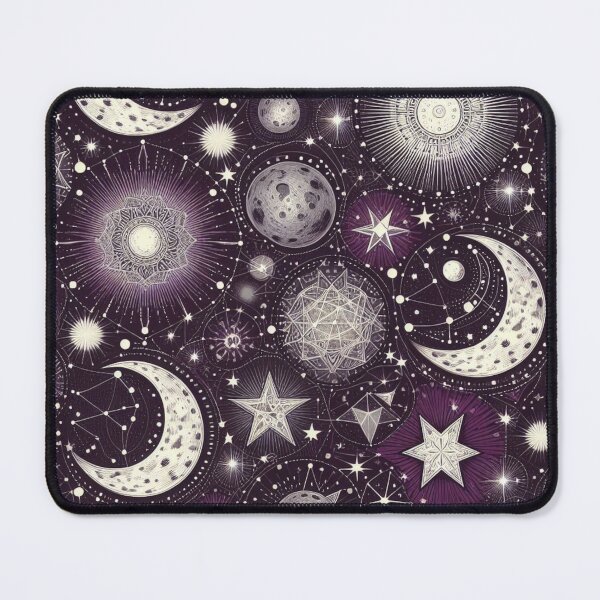 Item preview, Purple Celestial Nightscape designed and sold by LyssasMindArt.