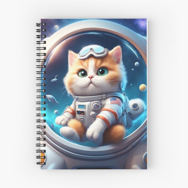 Item preview, Cute Cat Astronaut Riding Fish Rocket Cartoon Vector Icon Illustration designed and sold by hjian8219.