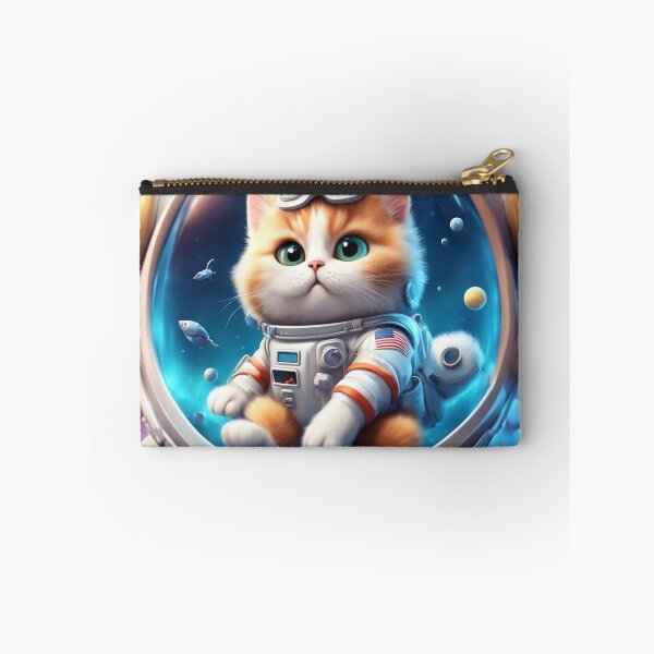 Item preview, Cute Cat Astronaut Riding Fish Rocket Cartoon Vector Icon Illustration designed and sold by hjian8219.