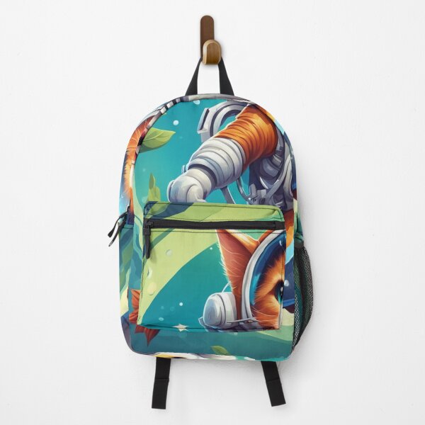 Item preview, Cute Cat Astronaut Riding Fish Rocket Cartoon Vector Icon Illustration designed and sold by hjian8219.