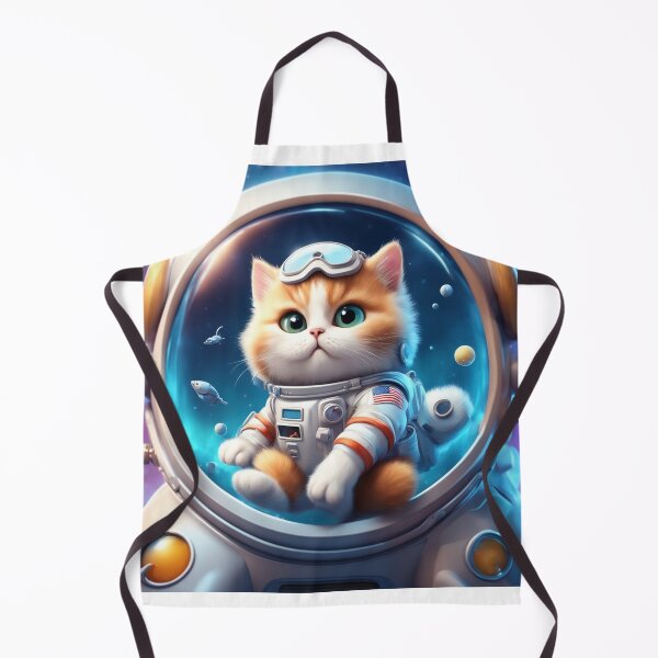 Item preview, Cute Cat Astronaut Riding Fish Rocket Cartoon Vector Icon Illustration designed and sold by hjian8219.