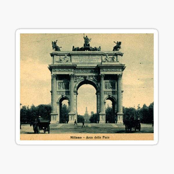 Item preview, Milano Italy, Arco della Pace, Vintage Inspired  designed and sold by markomundo.