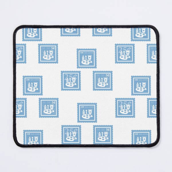 Item preview, Art | Light Blue & White Stamps | College Painting Monet Major | Drawing History Graduate School Class | Paint Draw 2D Artist Job | University Degree Minor | StampHeed 001 designed and sold by StampHeed.