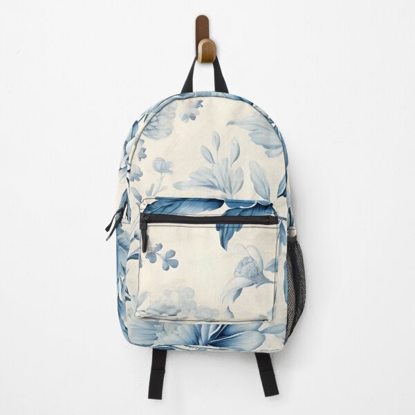 Item preview, Blue Branches and Bird Chinoiserie Tableau designed and sold by TheChinoiserie.