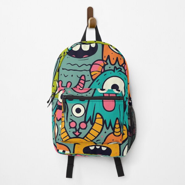 Item preview, Funny Monsters Pattern designed and sold by ArtFactoryAI.
