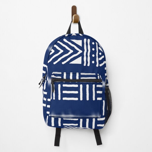 Item preview, Dark Blue African Bogolan Mud Cloth Inspired Design designed and sold by funkyvibes.