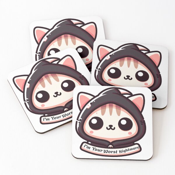 Item preview, Grim Reaper Cat Stickers, and more designed and sold by CRandRRstickers.