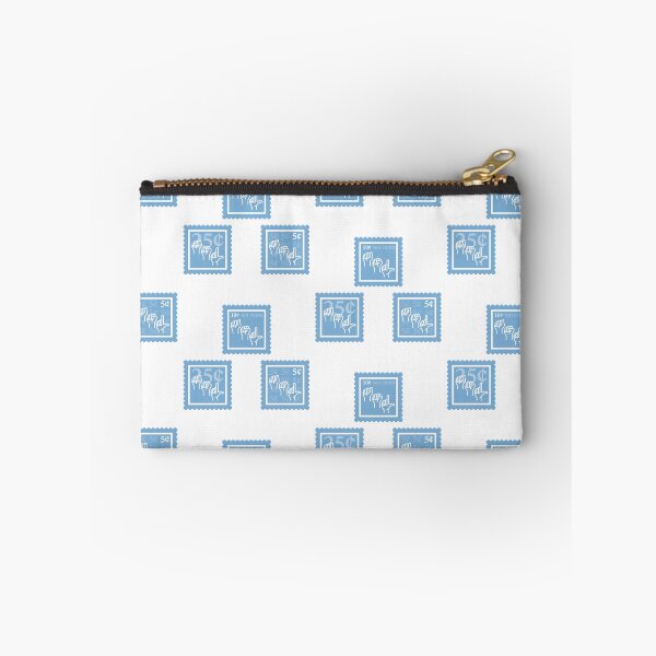 Item preview, ASL | Light Blue & White Stamps | College American Sign Language Major | Deaf Communication Graduate School Class | Interpreter Job | University Degree Minor | StampHeed 001 designed and sold by StampHeed.