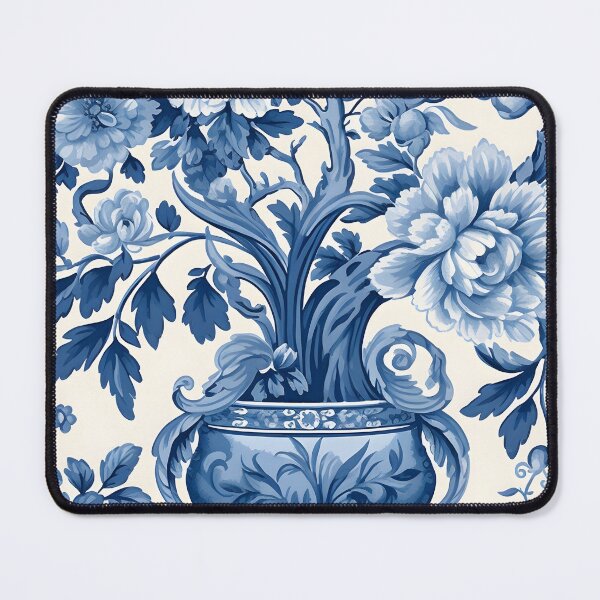 Item preview, Blue and White Chinoiserie Still Life designed and sold by TheChinoiserie.